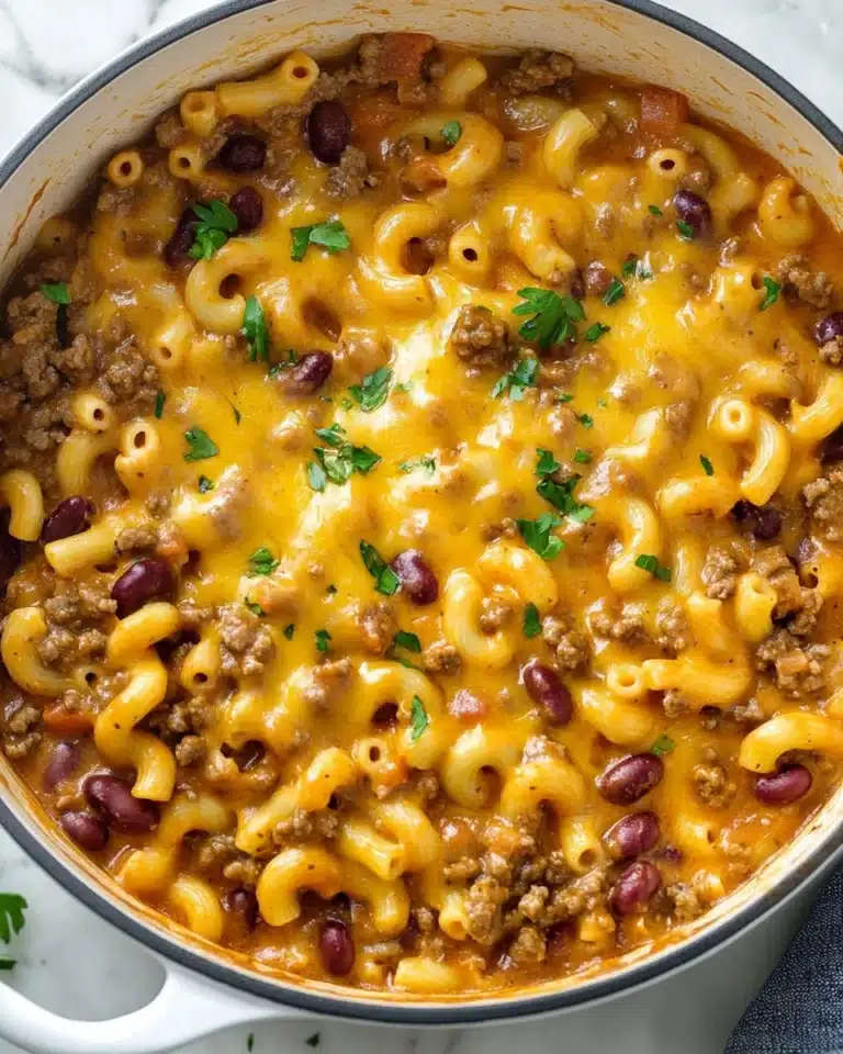Homemade Creamy Chili Mac Recipe