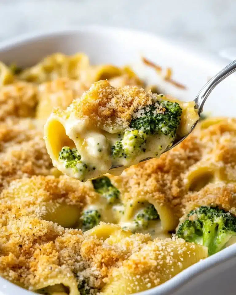 Baked Broccoli Mac and Cheese Recipe