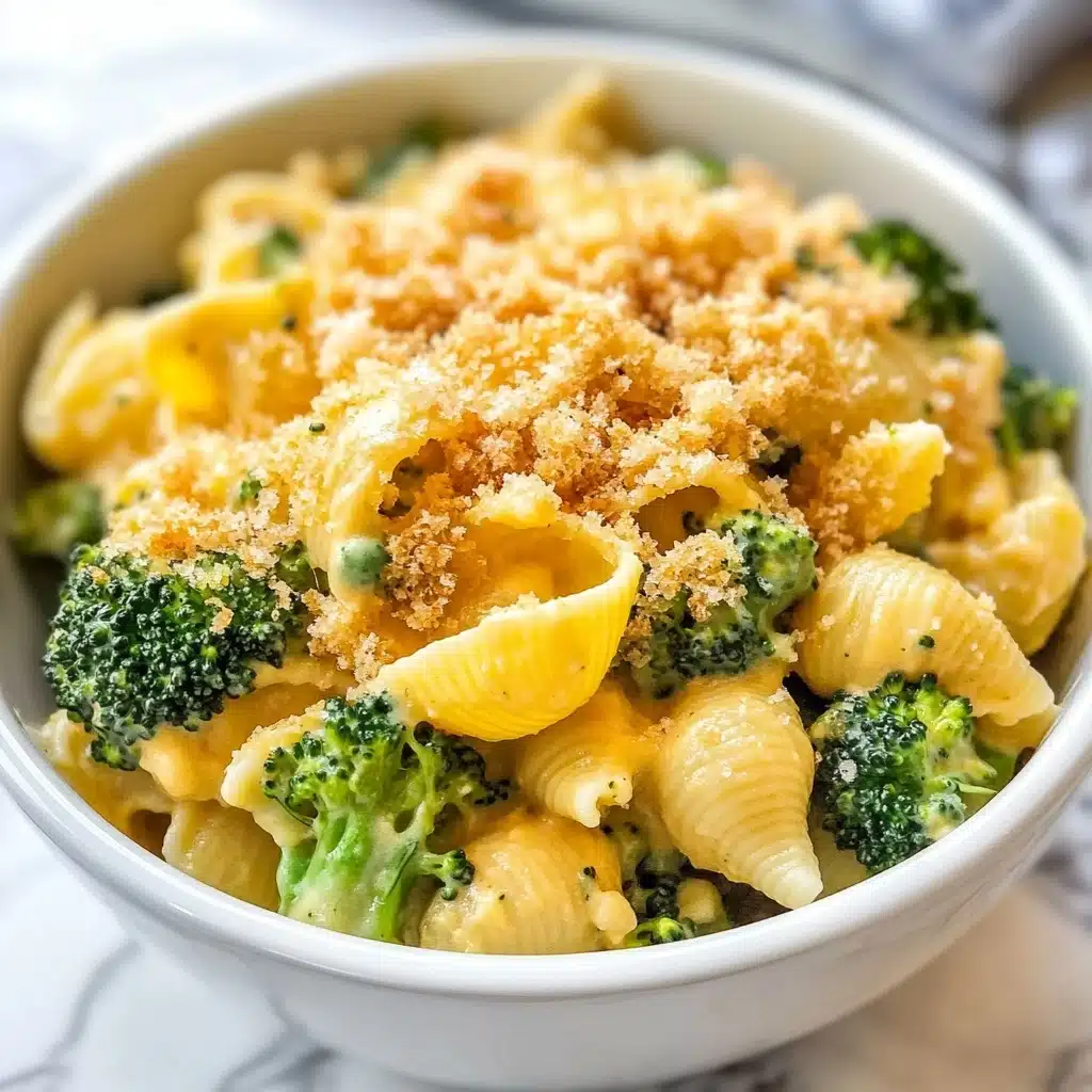 Baked Broccoli Mac and Cheese Recipe - Recipe Image