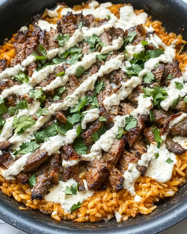 Cheesy Steak & Rice Recipe