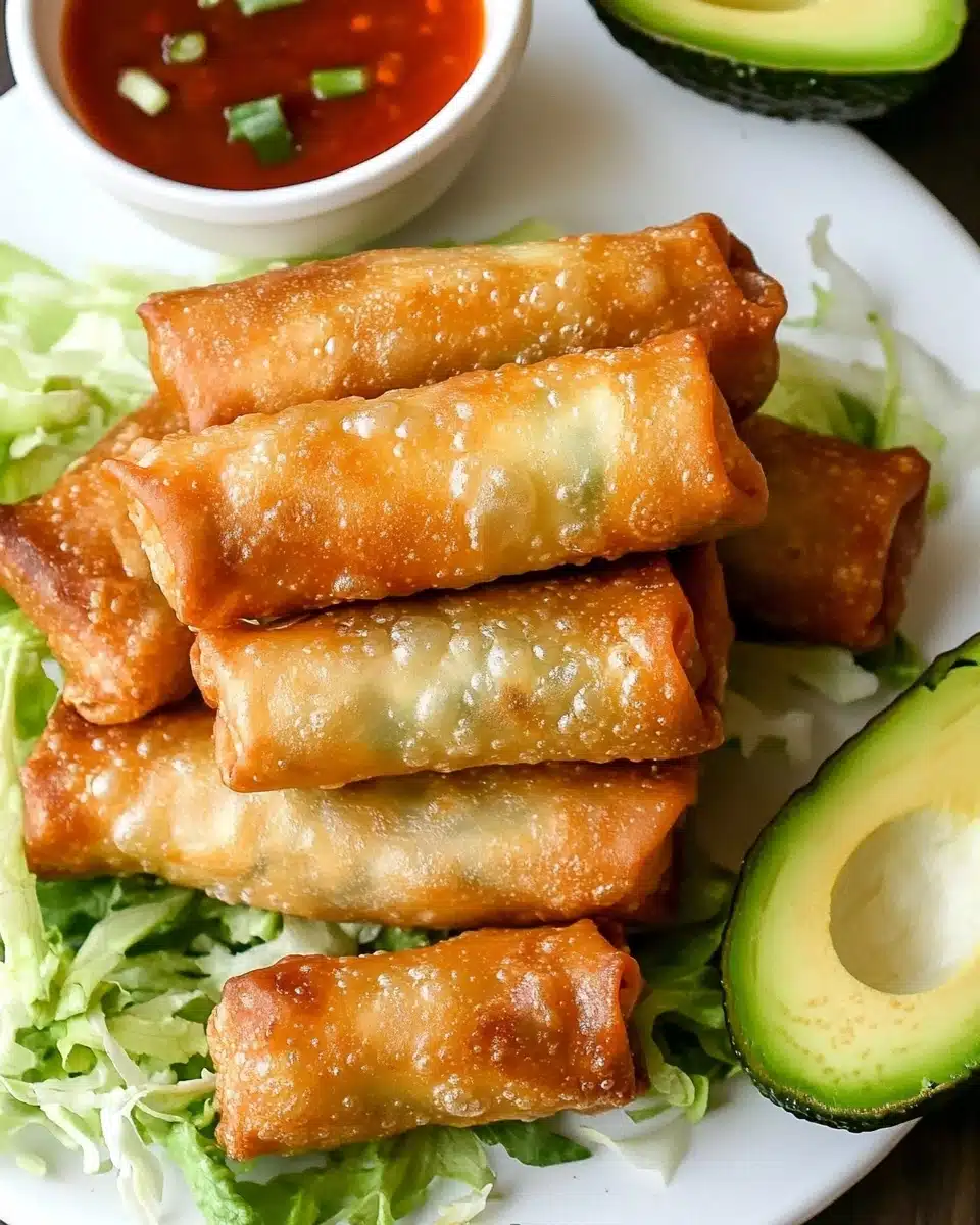 5-Ingredient Avocado Egg Rolls Recipe