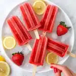 Strawberry Lemonade Popsicles Recipe