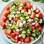 Watermelon Salad with Feta & Mint Recipe