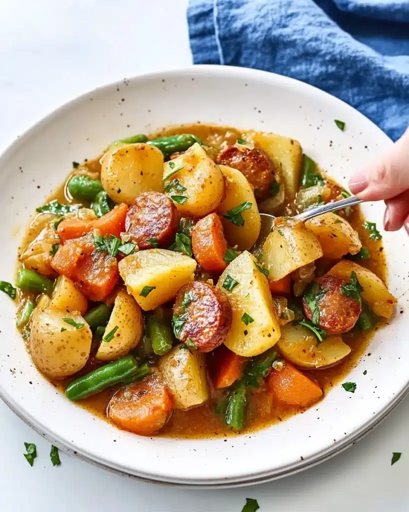 Swamp Potatoes and Sausage Recipe