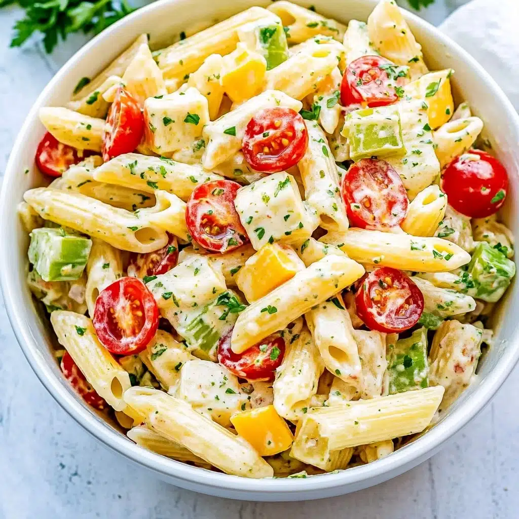 Chicken Club Pasta Salad Recipe - Recipe Image