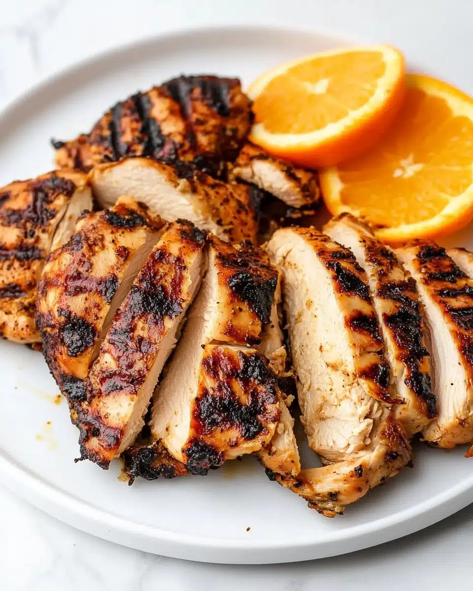 Grilled Orange Honey Chicken Recipe