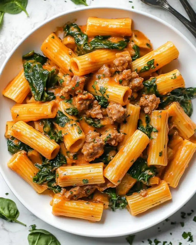 Creamy Sausage Rigatoni (One-Pan, 30-Minute Meal) Recipe