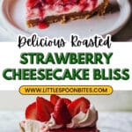 Roasted Strawberry Cheesecake Recipe