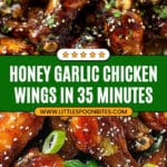 Honey Garlic Wings Recipe
