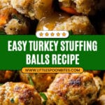 Turkey Stuffing Balls Recipe