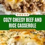 Cheesy Ground Beef and Rice Casserole Recipe