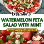 Watermelon Salad with Feta & Mint Recipe