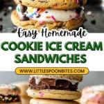 Cookie Ice Cream Sandwiches Recipe