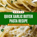 Garlic Butter Pasta Recipe