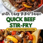 Easy Beef Stir-Fry Recipe with 3 Ingredient Sauce Recipe