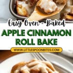 2 Ingredient Apple Cinnamon Roll Bake Recipe
