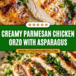 Creamy Parmesan Orzo with Chicken and Asparagus Recipe