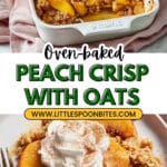 Mom's Peach Crisp Recipe