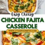 Cheesy Chicken Fajita Casserole Recipe
