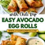 5-Ingredient Avocado Egg Rolls Recipe