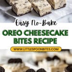 Small-batch No-bake Oreo Cheesecake Bites Recipe
