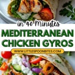 Mediterranean Chicken Gyros Recipe