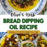 Herb and Olive Bread Dipping Oil Recipe