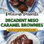 Miso Caramel Soy Sauce Brownies Recipe