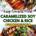 Caramelised Soy Chicken in Garlic Ginger Broth with Rice Recipe