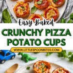 Crunchy Pizza Potato Cups Recipe