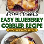 Very Best Blueberry Cobbler! Recipe