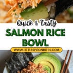 Easy Leftover Salmon Rice Bowl Recipe