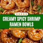 Creamy Spicy Shrimp Ramen Recipe