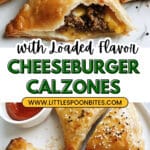 Cheeseburger Calzones Recipe