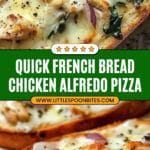 French Bread Chicken Alfredo Pizza Recipe