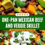 Mexican Beef and Veggie Skillet Recipe