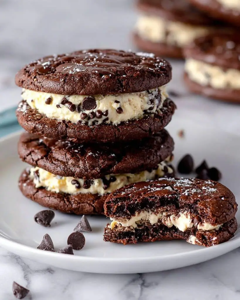 Brownie Cookie Dough Sandwich Cookies: An Ultimate 7-Layer Dessert Delight Recipe