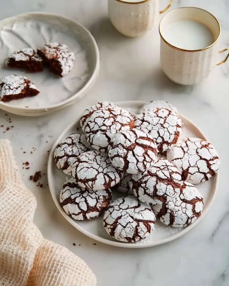 Red Velvet Crinkle Cookies Recipe