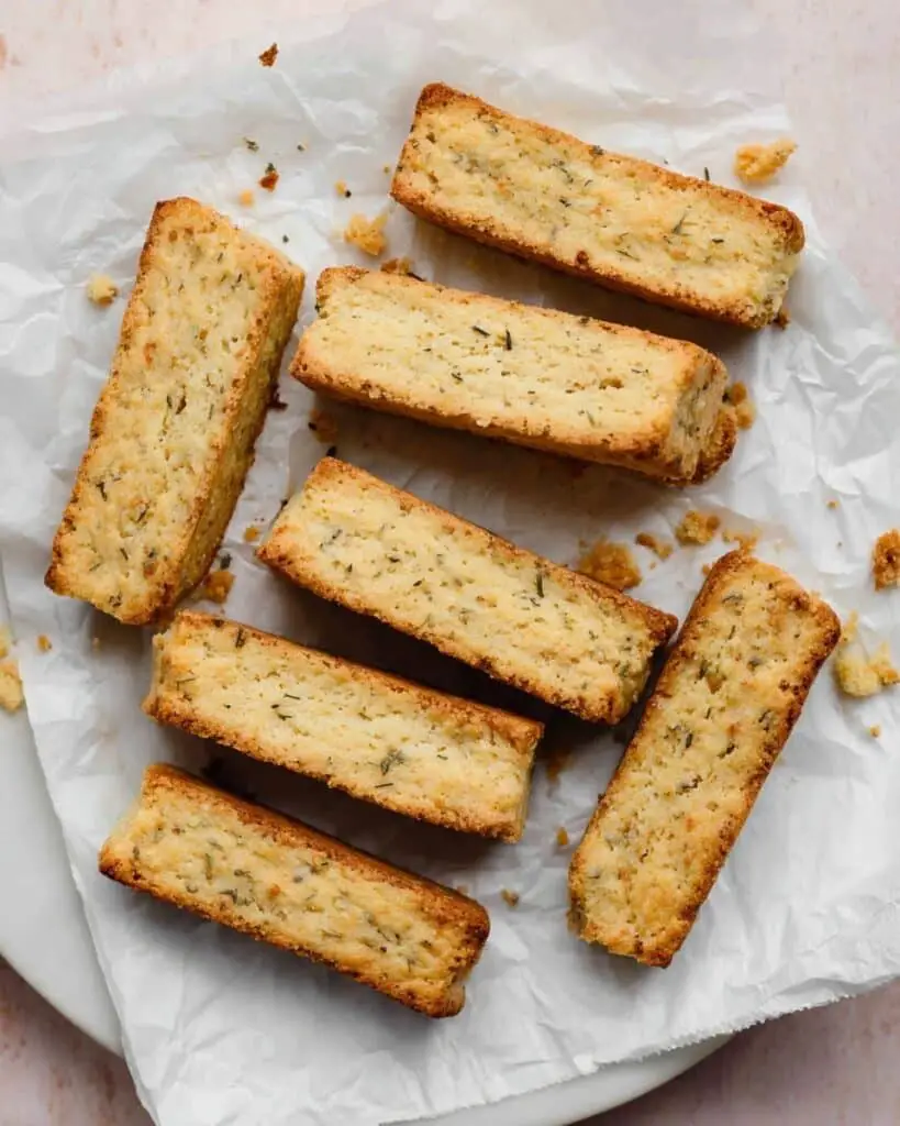 Salted Rosemary Shortbread Recipe