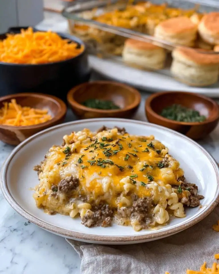Cheesy Hamburger Rice Casserole Recipe