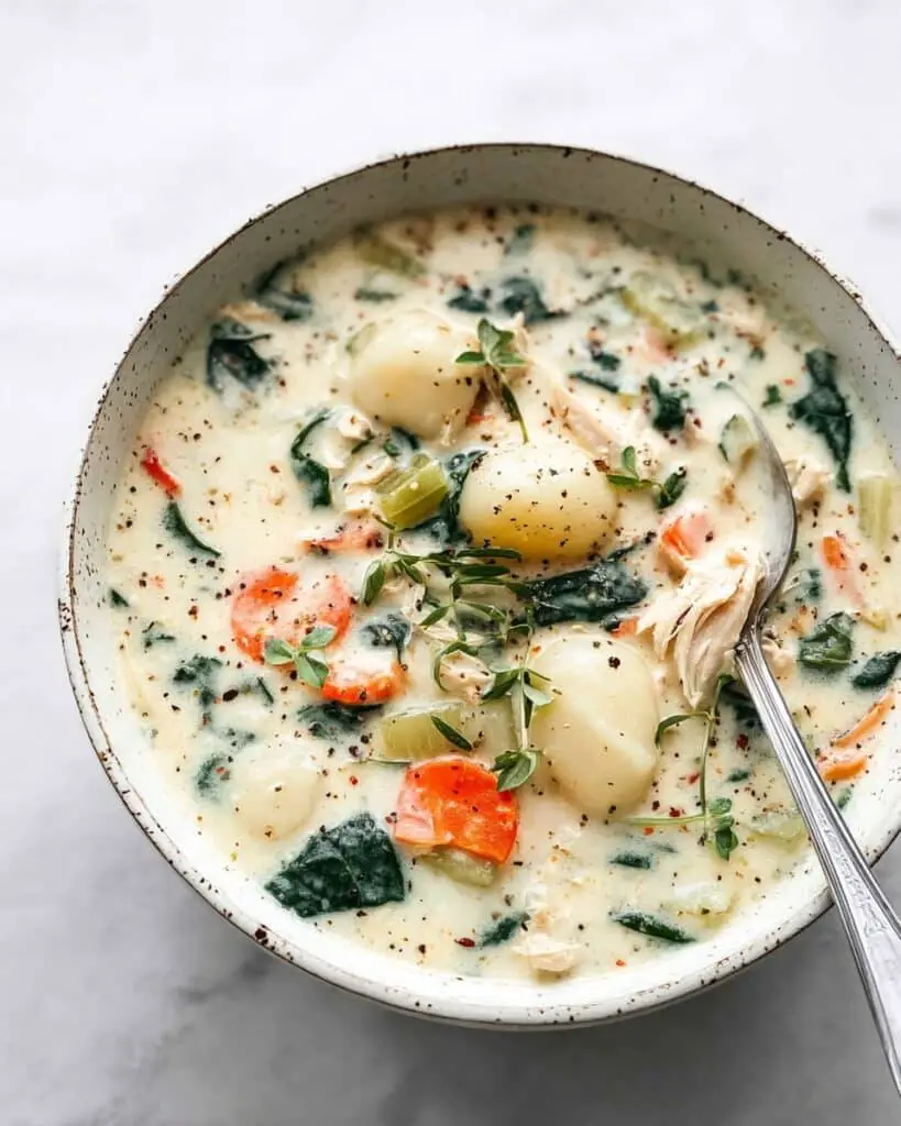 Olive Garden Chicken Gnocchi Soup Recipe