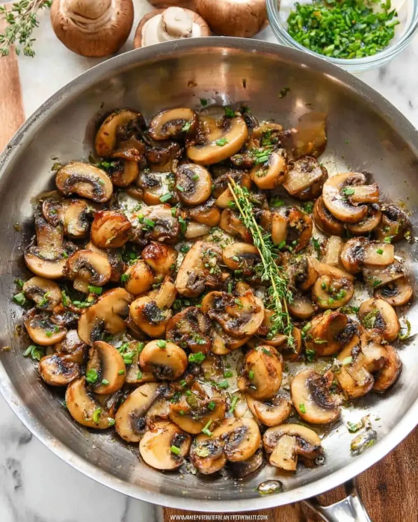 Sauteed Mushrooms with Garlic Recipe