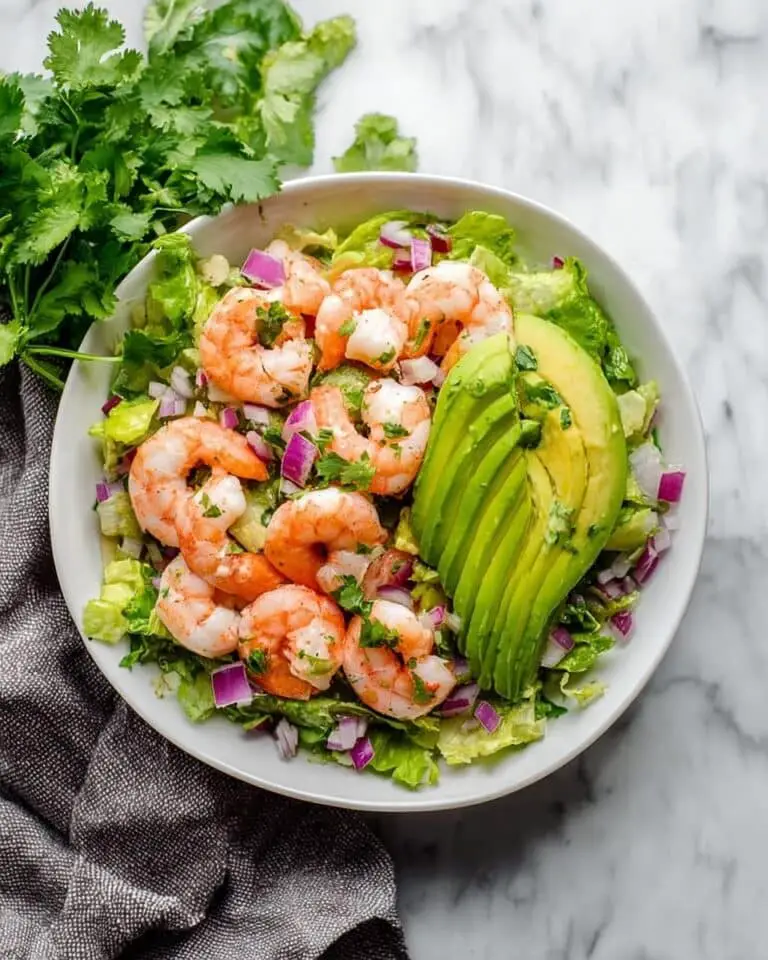 Shrimp Avocado Salad with Lime Cumin Dressing Recipe