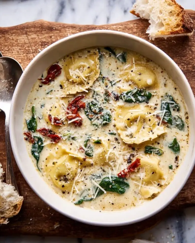 Creamy White Lasagna Soup Recipe