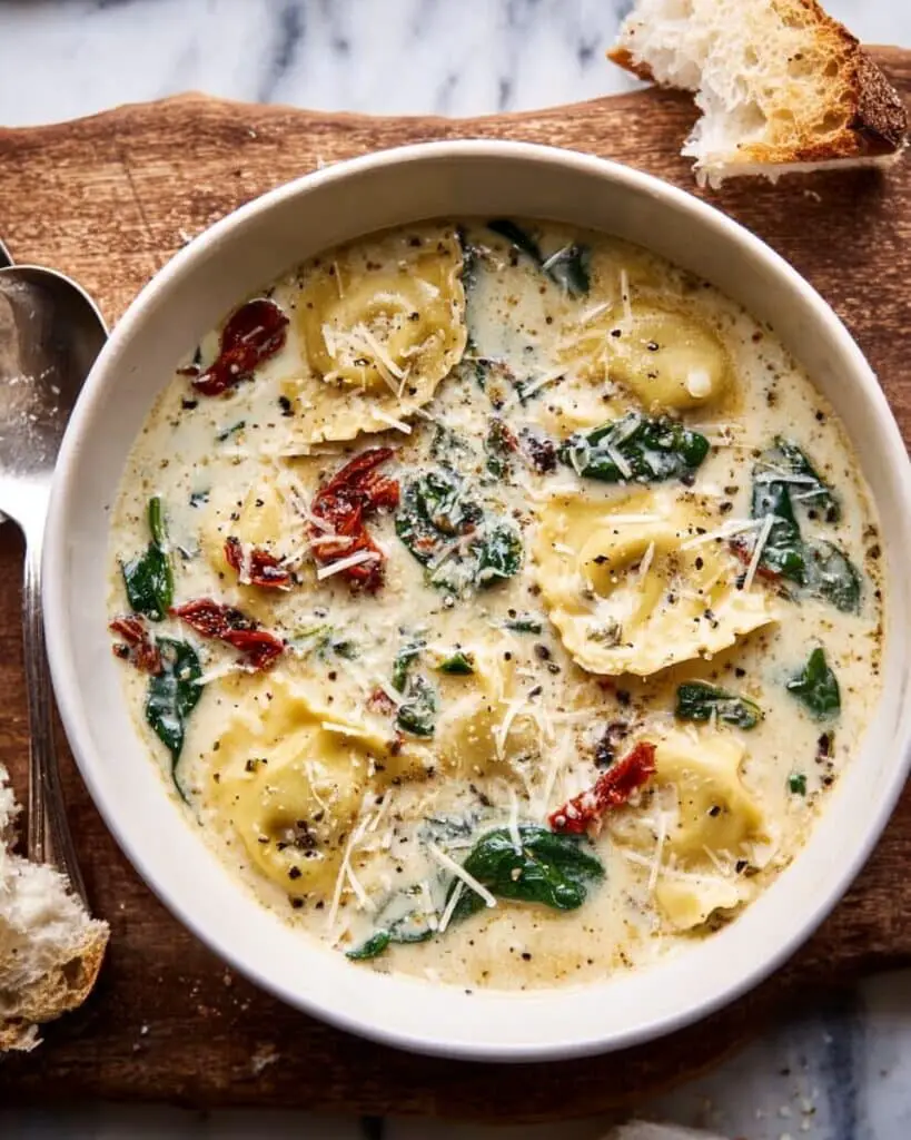 Creamy White Lasagna Soup Recipe