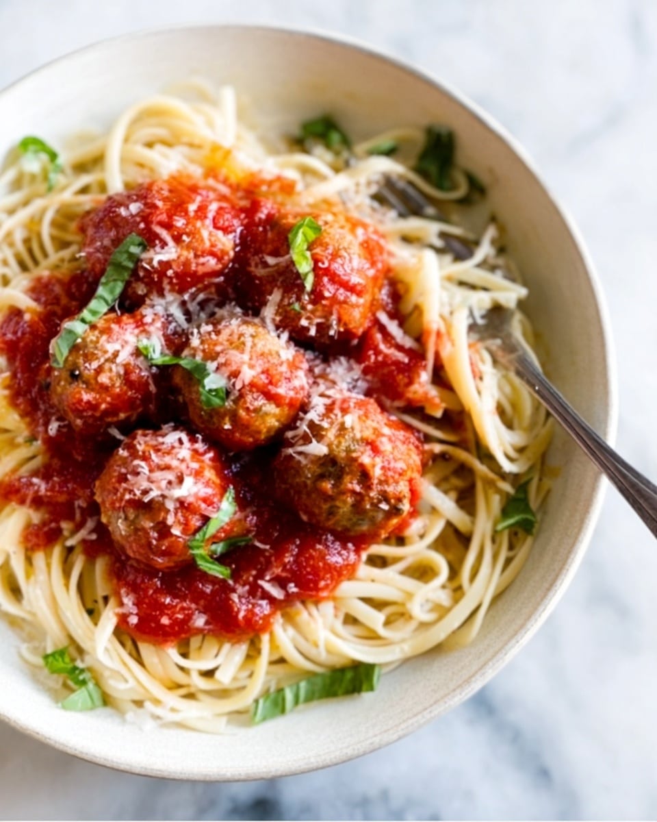 Italian Turkey Meatballs with Tomato Sauce Recipe