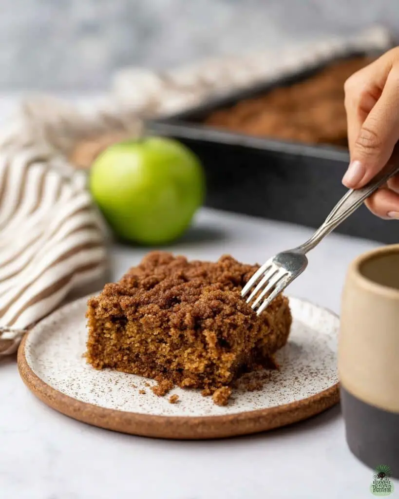 Vegan Apple Cider Coffee Cake Recipe
