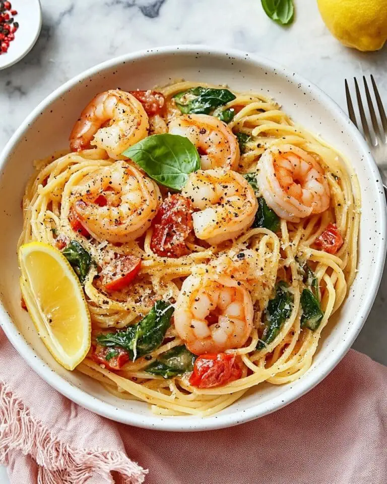 Tuscan Butter Shrimp with Sun-Dried Tomatoes and Cream Recipe