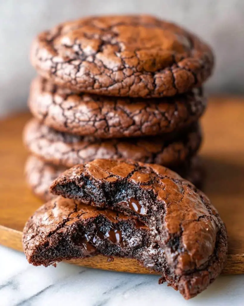 Brownie Cookies with Pecans and Double Chocolate Chips Recipe