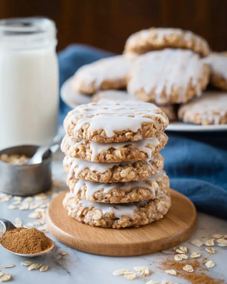 Iced Oatmeal Cookies Recipe